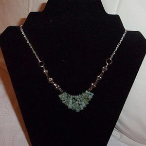 AFRICAN  TURQUOISE  FAN  NECKLACE